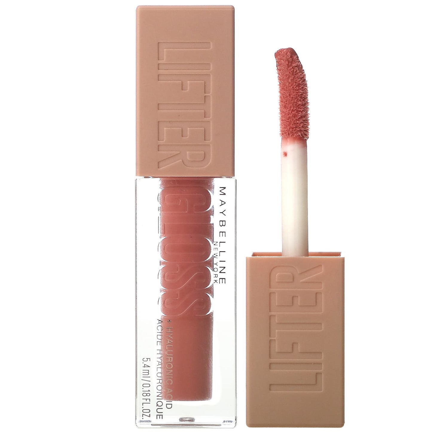 Maybelline-Lifter Gloss with Hyaluronic Acid-006 Reef-0.18 fl oz (5.4 ml)