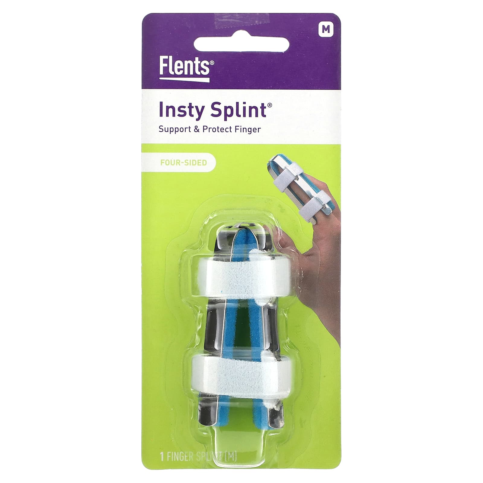 Flents-Insty Splint-Four-Sided-M-1 Count