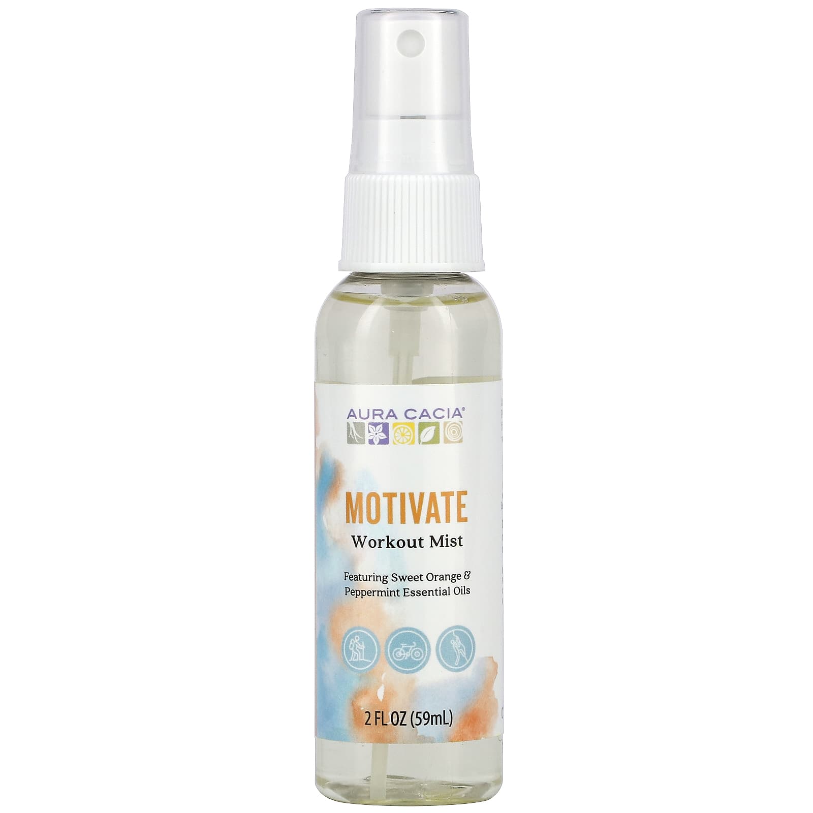 Aura Cacia-Workout Mist-Motivate-2 fl oz (59 ml)