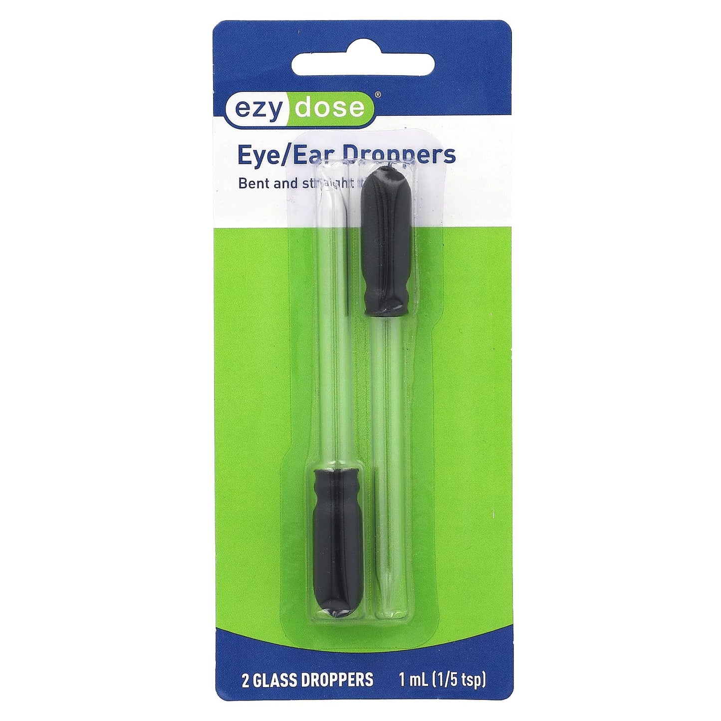 Ezy Dose-Eye/Ear Glass Droppers-2 Count