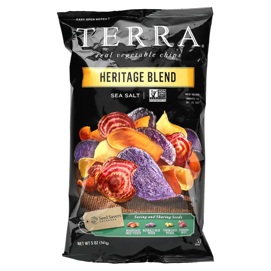 Terra-Real Vegetable Chips-Heritage Blend-Sea Salt-5 oz (141 g)