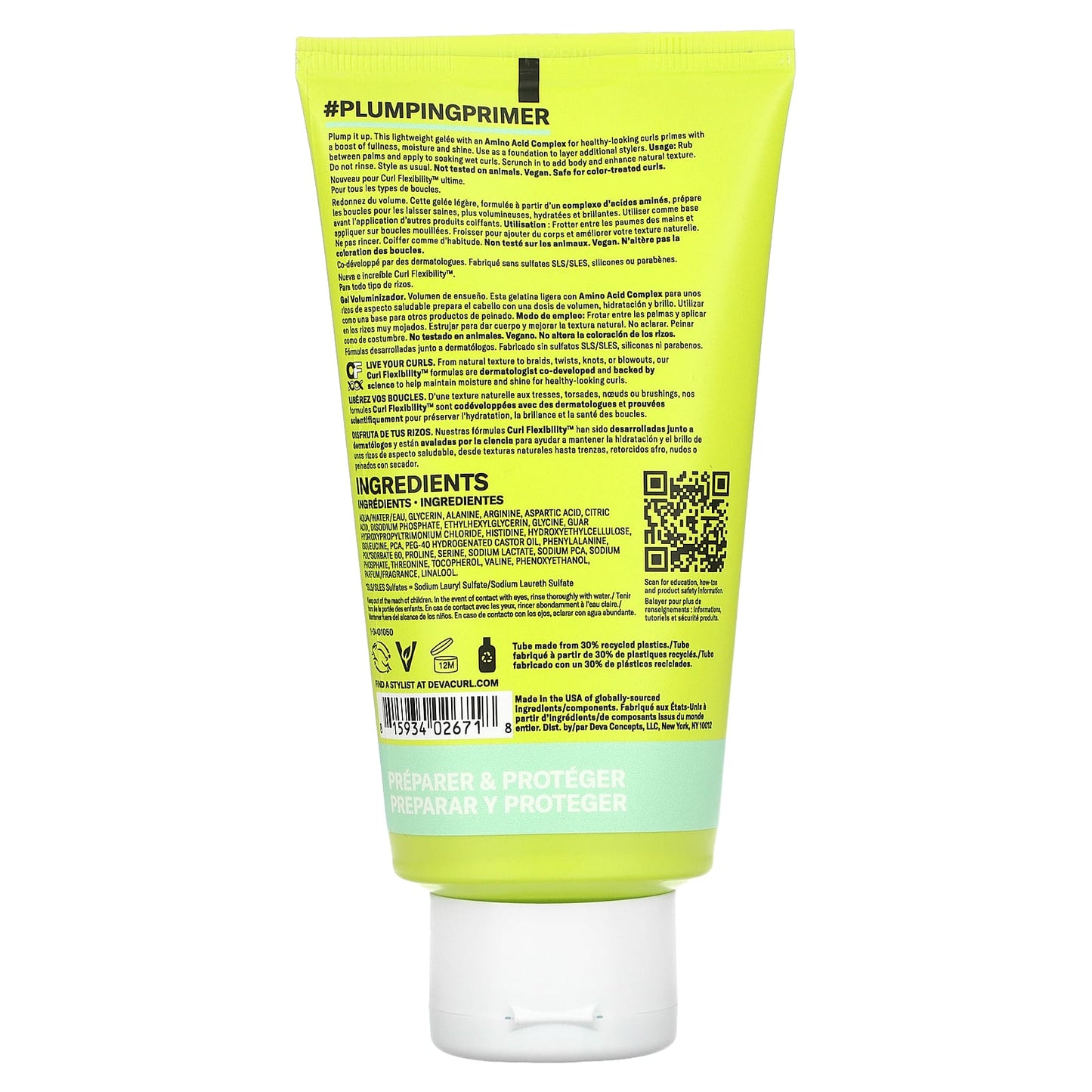 DevaCurl, Plumping Primer, Body-Building Gelee, 5 fl oz (147 ml)