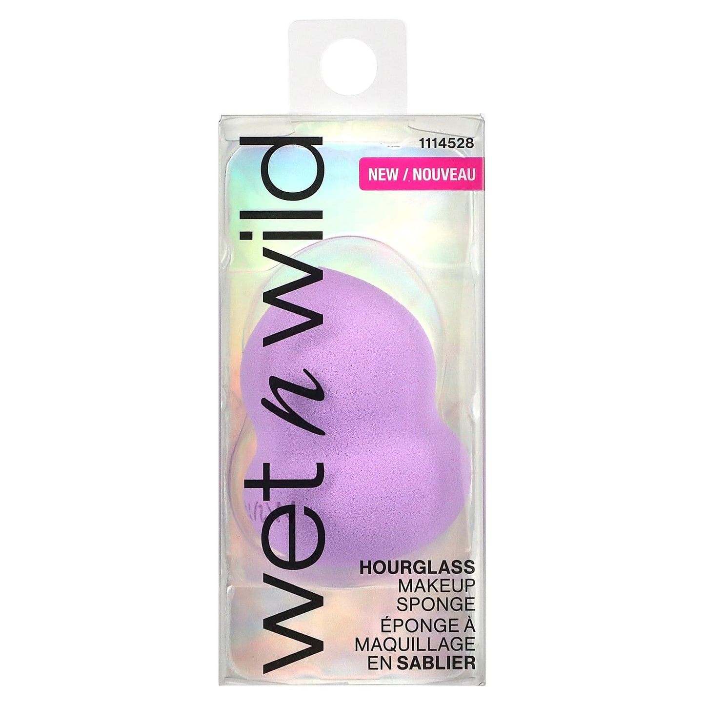 wet n wild, Hourglass Makeup Sponge, Purple, 1 Sponge