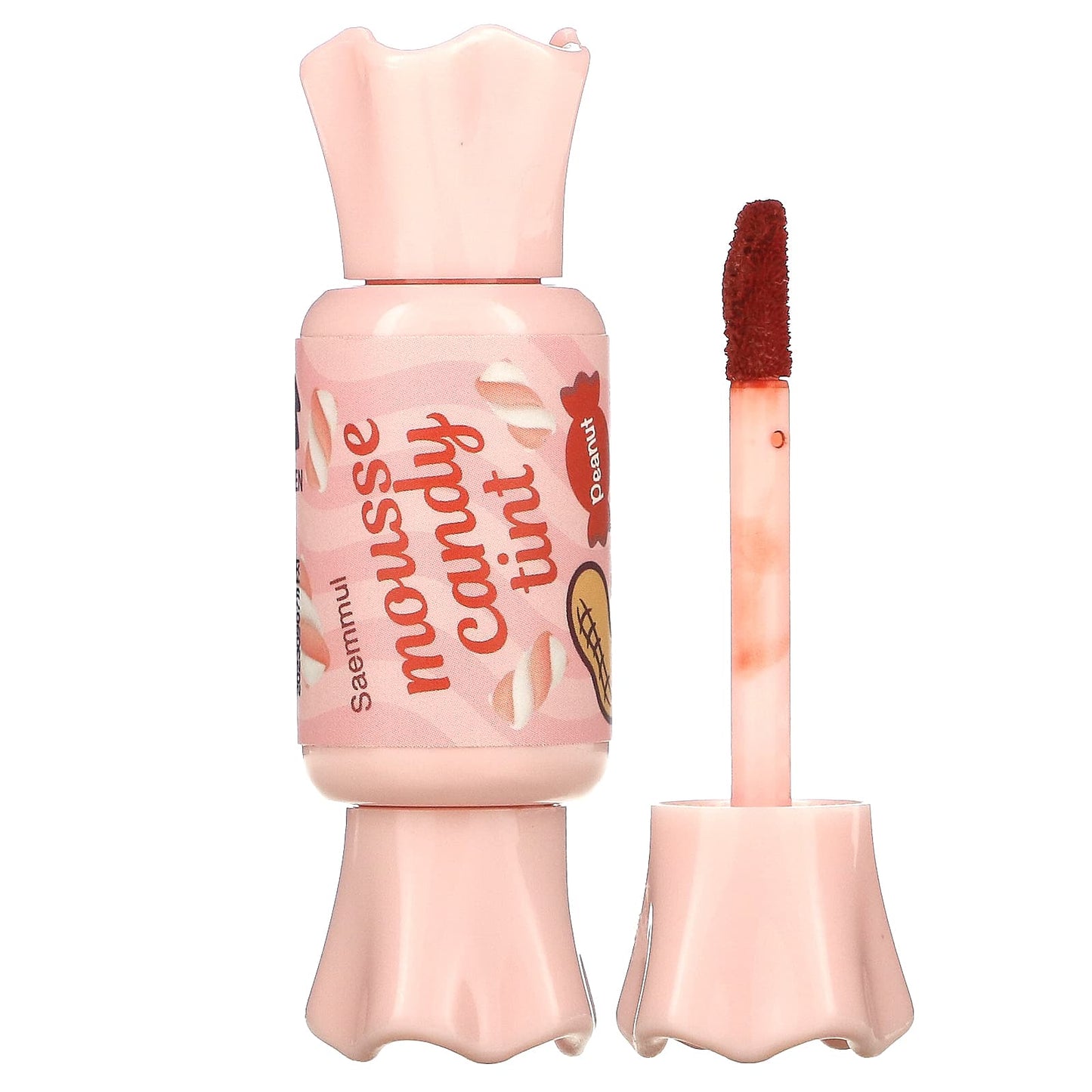 The Saem-Saemmul-Mousse Candy Lip Tint-09 Peanut-0.28 oz