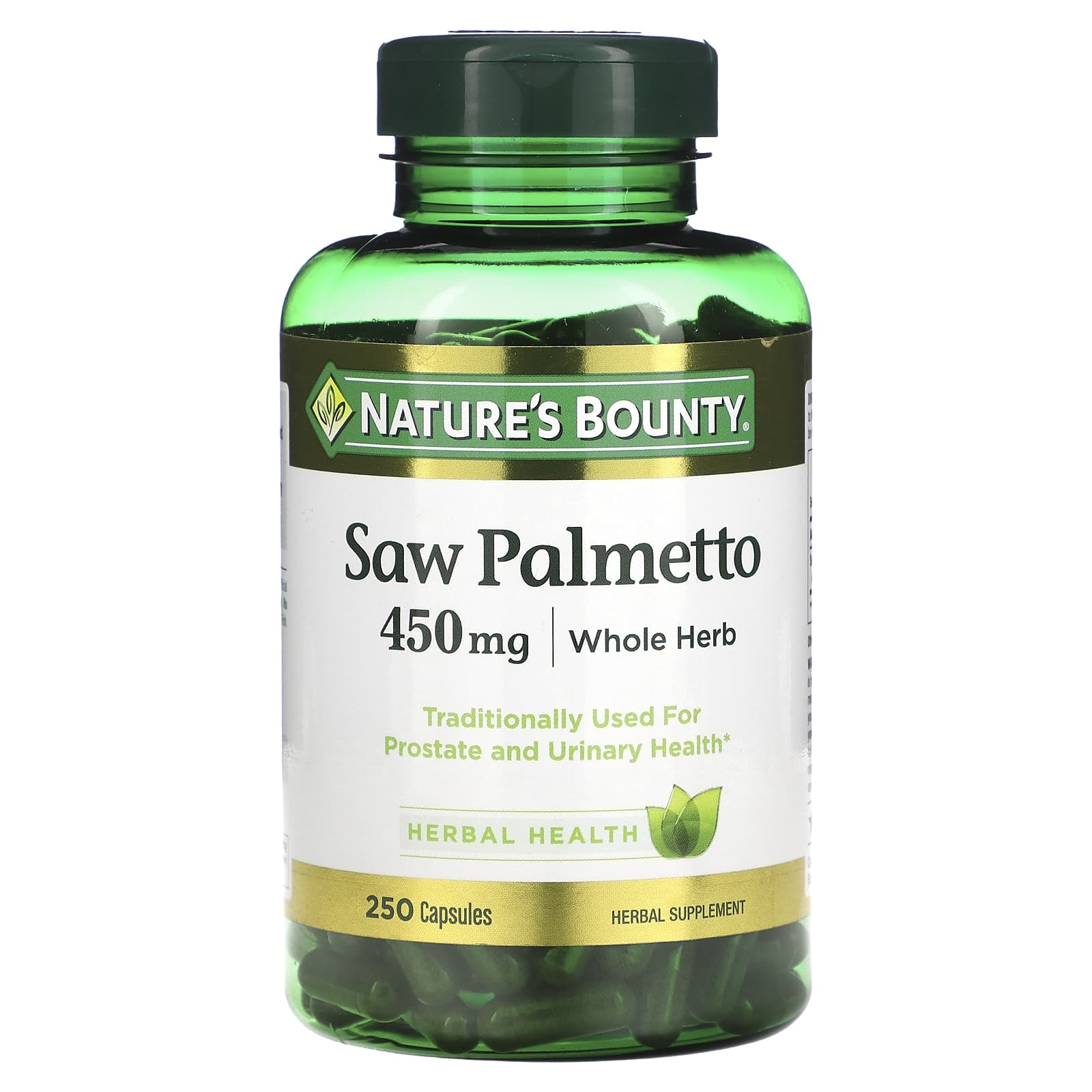 Nature's Bounty-Saw Palmetto-450 mg-250 Capsules