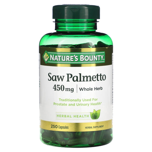 Nature's Bounty-Saw Palmetto-450 mg-250 Capsules