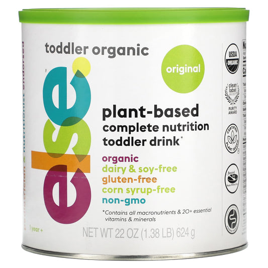 Else-Plant-Based Complete Nutrition Toddler Drink-Original-1 Year +-22 oz (624 g)