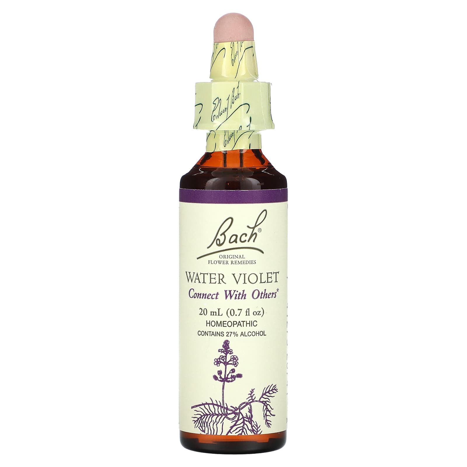 Bach-Original Flower Remedies-Water Violet-0.7 fl oz (20 ml)