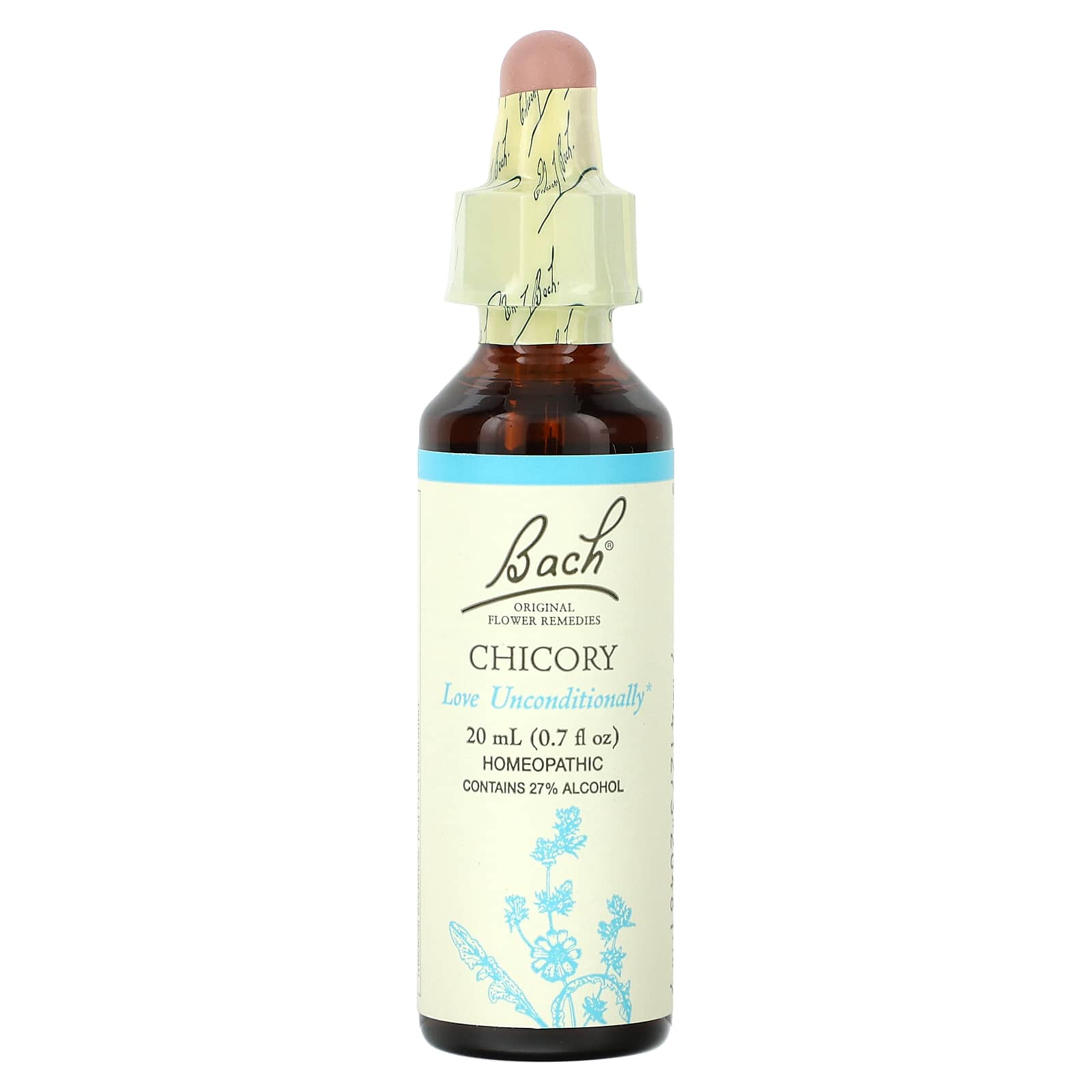 Bach-Original Flower Remedies-Chicory-0.7 fl oz (20 ml)