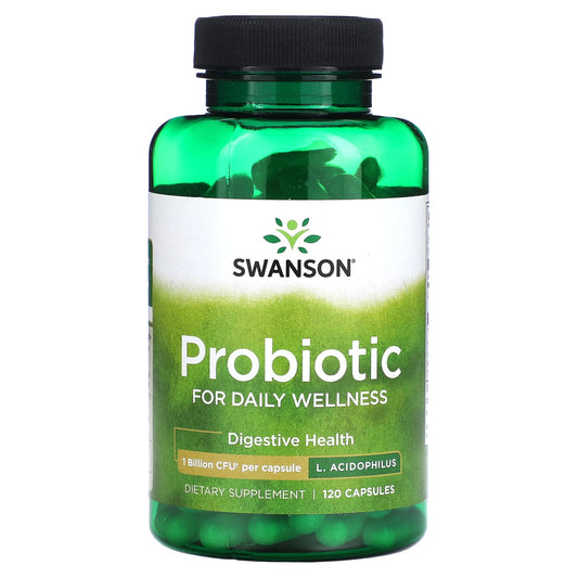 Swanson-Probiotic-1 Billion CFU-120 Capsules