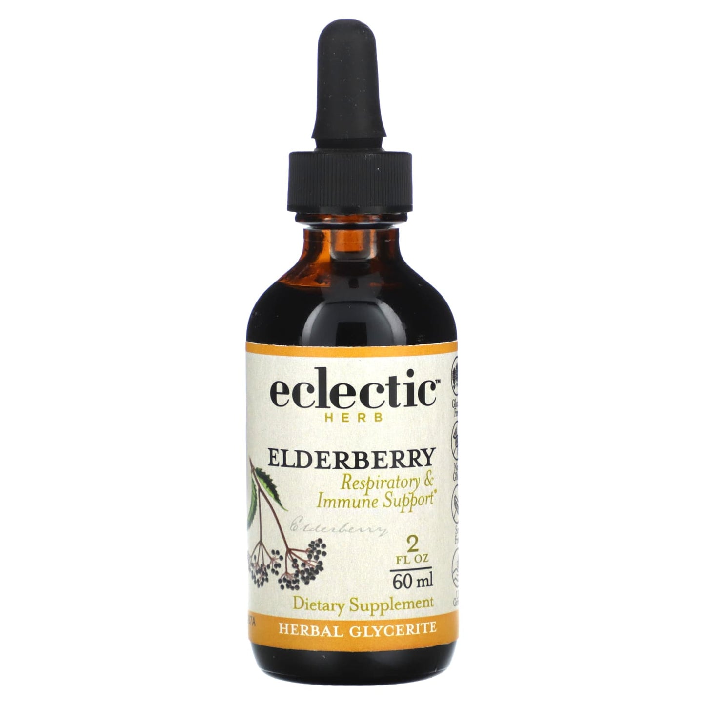 Eclectic Institute-Elderberry Glycerite-2 fl oz ( 60 ml)