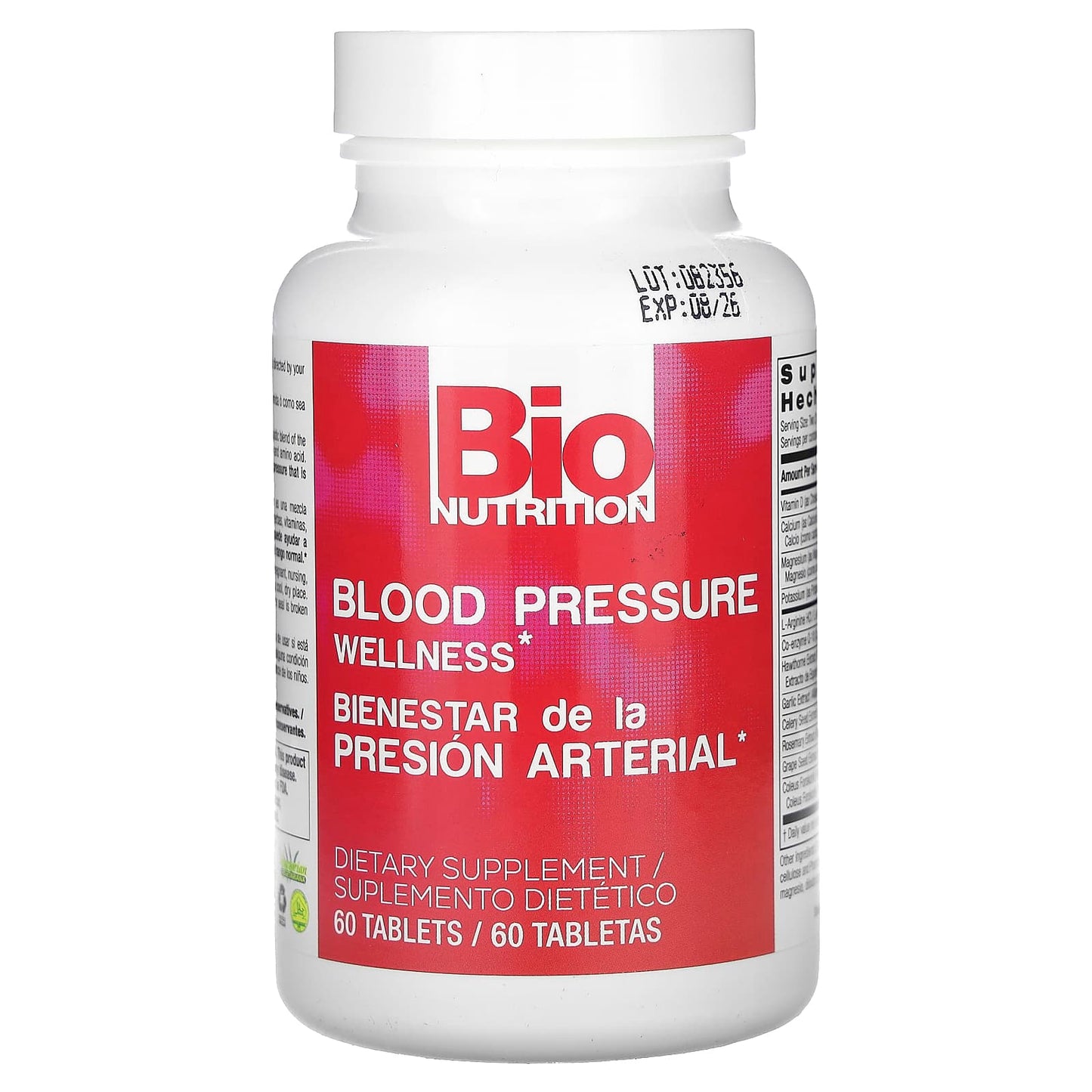 Bio Nutrition, Blood Pressure Wellness , 60 Tablets