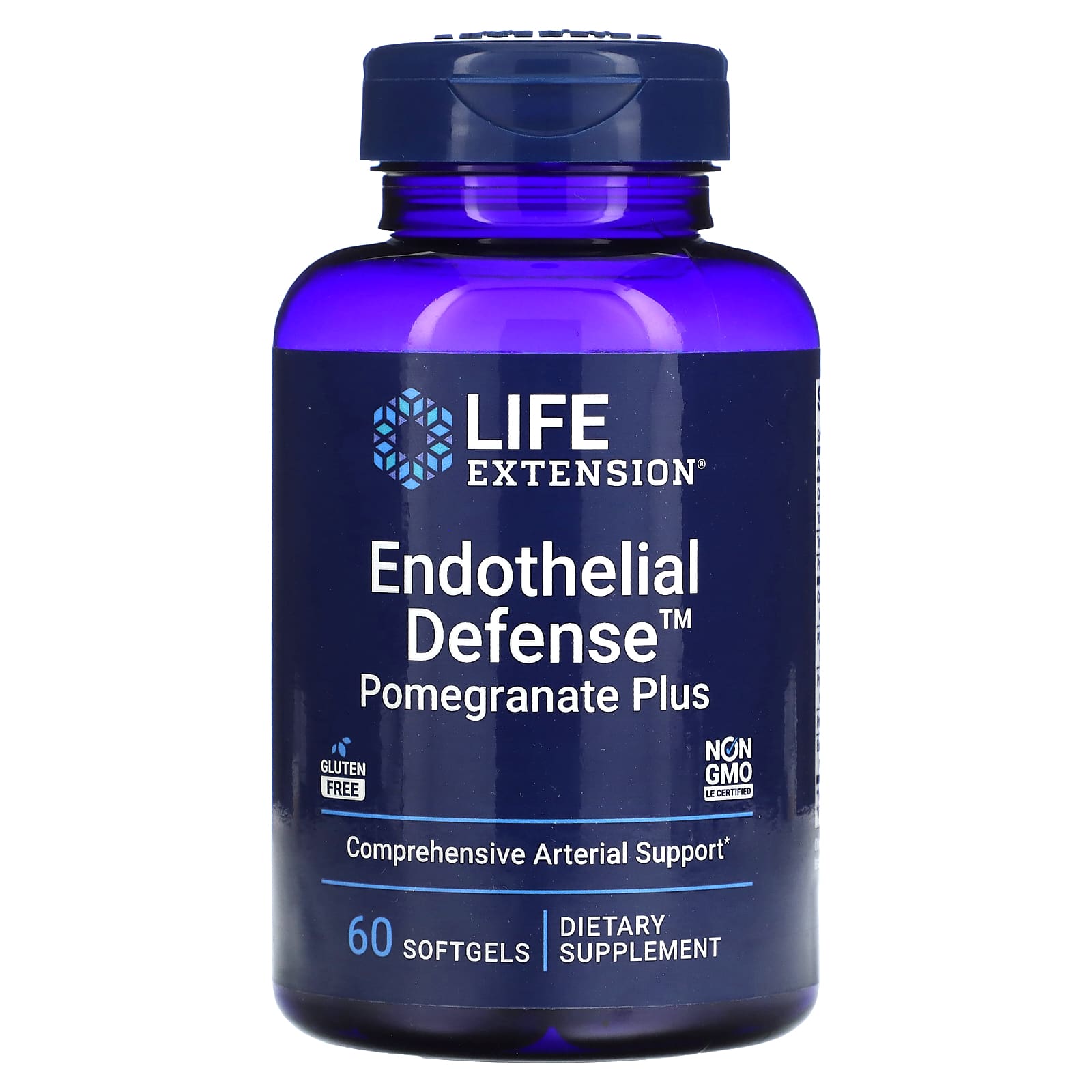 Life Extension-Endothelial Defense-Pomegranate Plus-60 Softgels