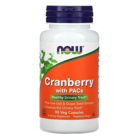 NOW Foods-Cranberry with PACs-90 Veg Capsules