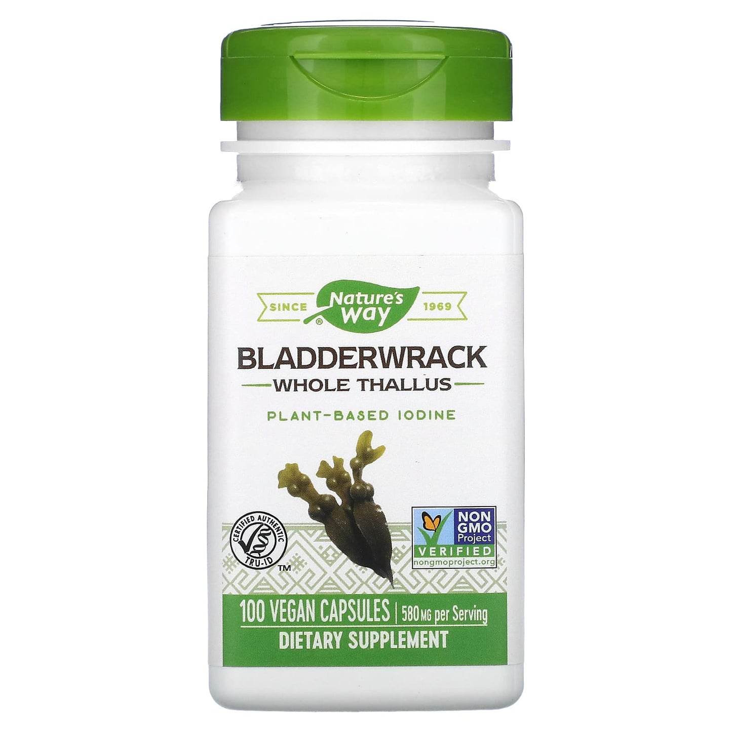 Nature's Way-Bladderwrack-580 mg-100 Vegan Capsules