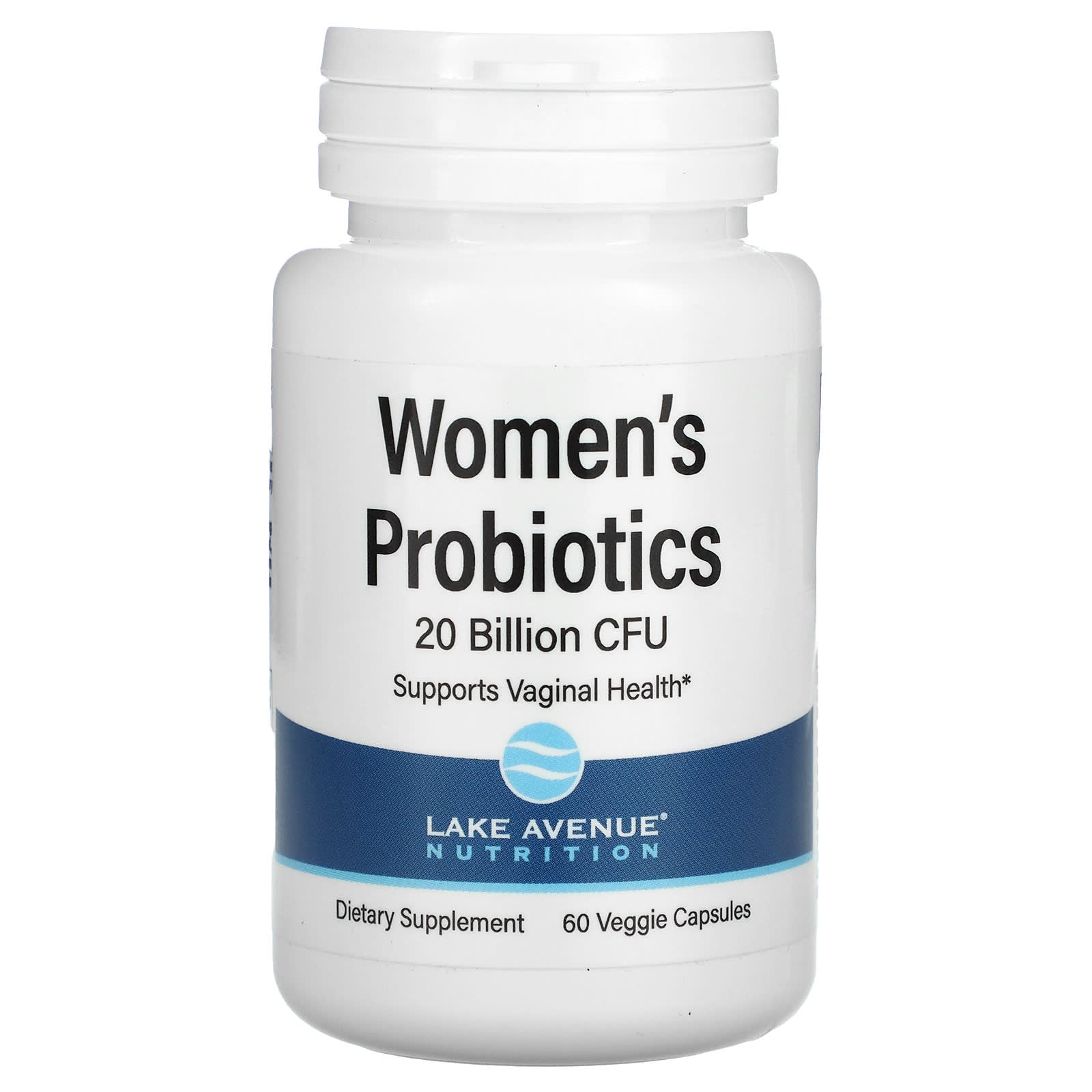 Lake Avenue Nutrition-Women's Probiotics-20 Billion-60 Veggie Capsules