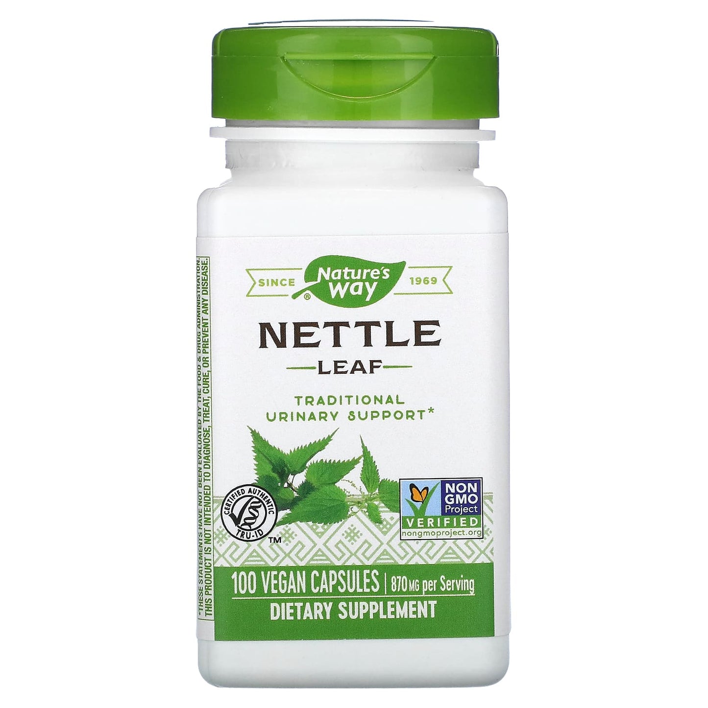 Nature's Way-Nettle Leaf-870 mg-100 Vegan Capsules (435 mg per Capsule)