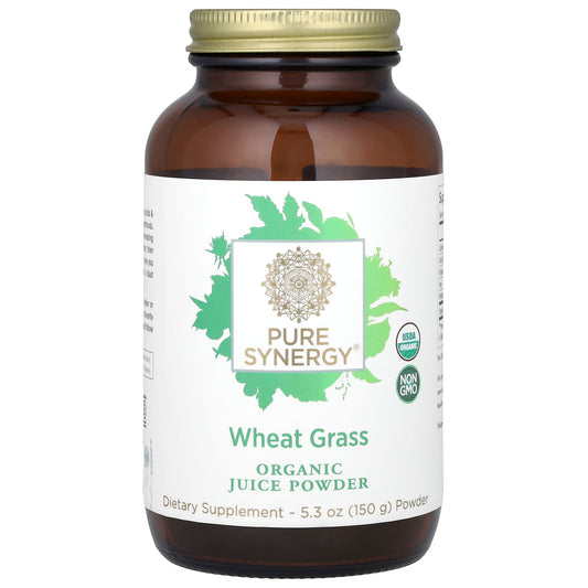 Pure Synergy-Wheat Grass-Organic Juice Powder-5.3 oz (150 g)