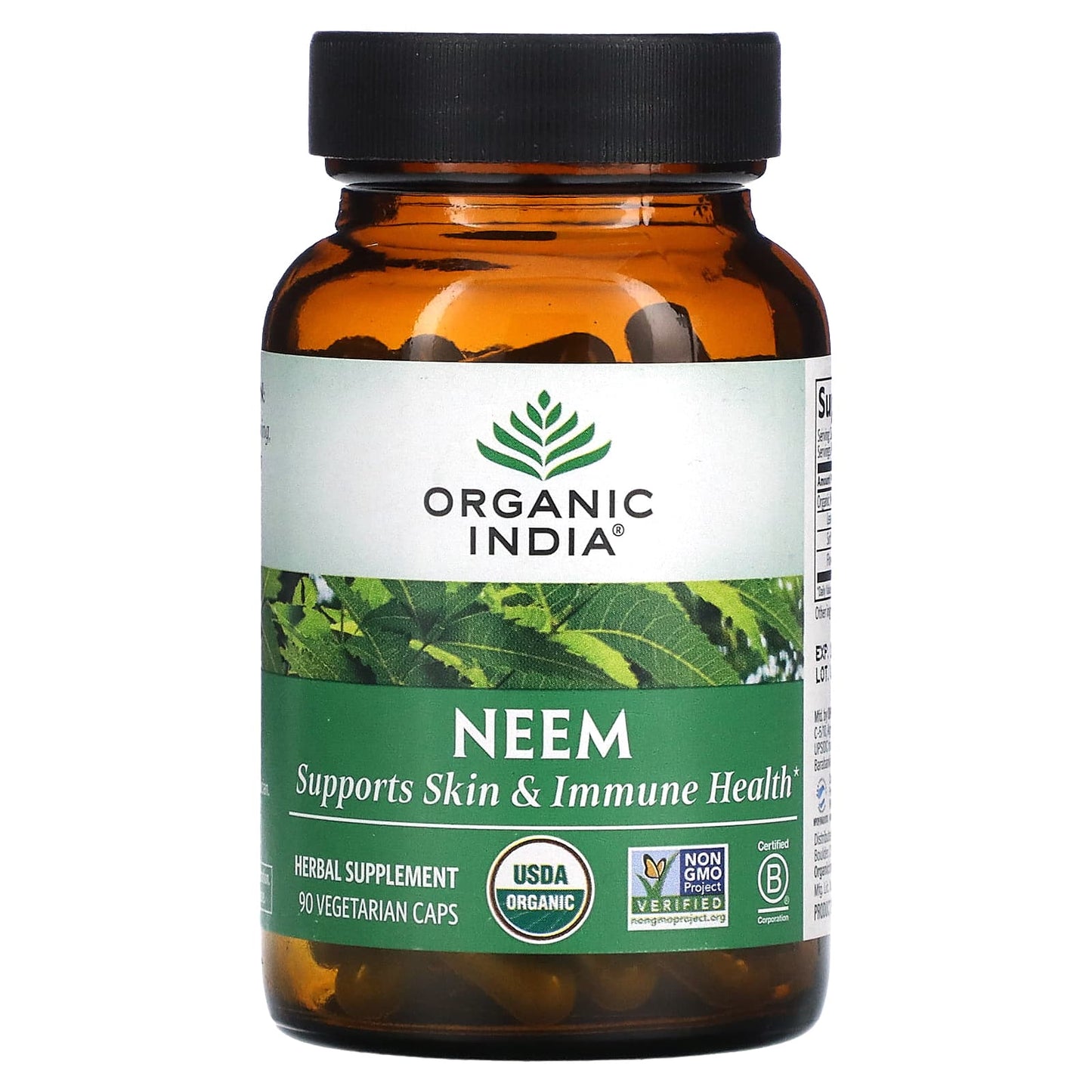 Organic India-Neem-90 Vegetarian Caps