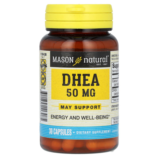 Mason Natural-DHEA-50 mg-30 Capsules