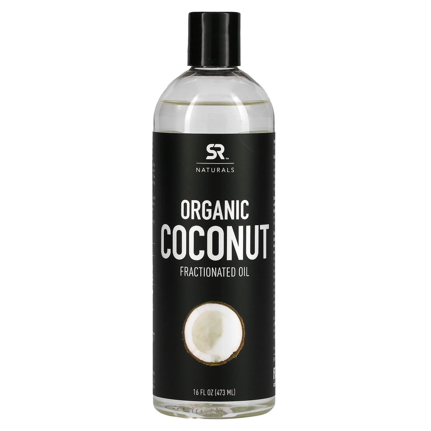 Sports Research-Organic Coconut Fractionated Oil-16 fl oz (473 ml)