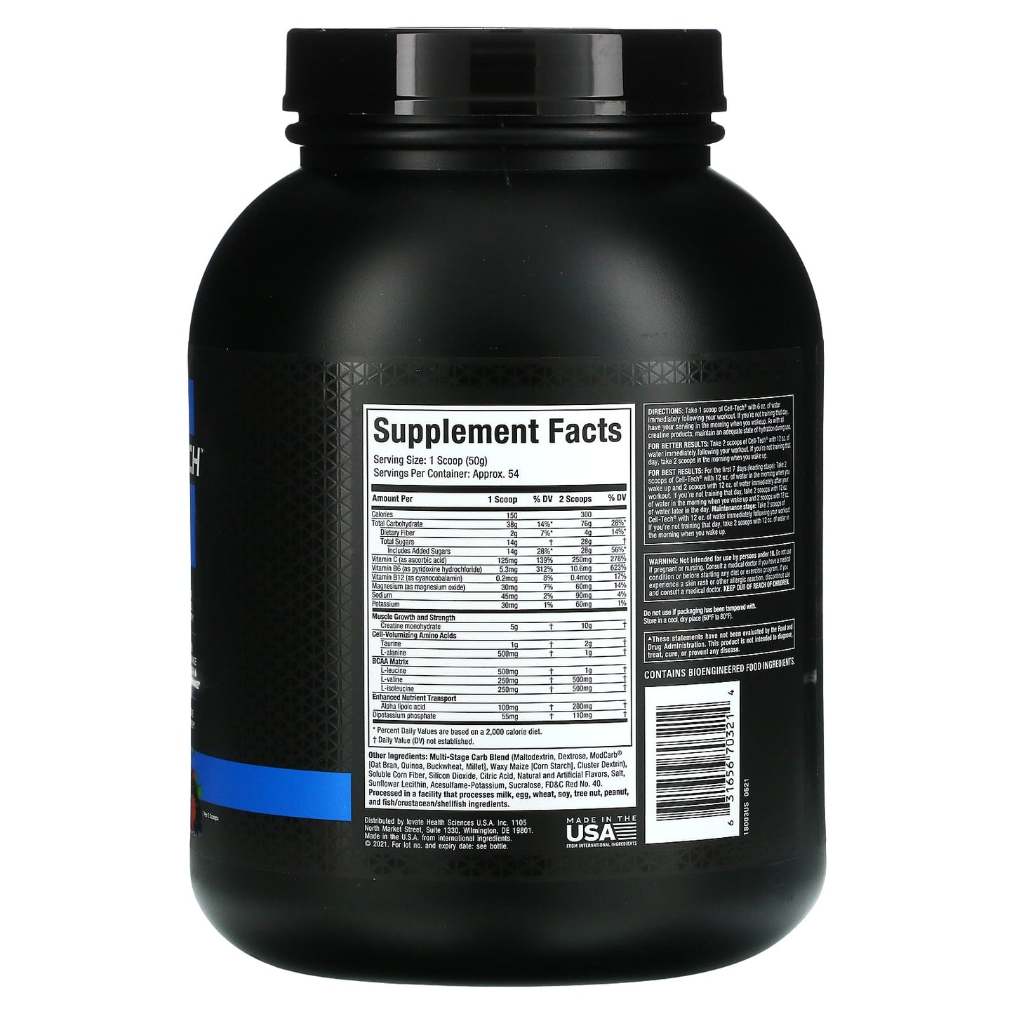 MuscleTech, Performance Series, CELL-TECH Creatine, Fruit Punch, 6.00 lb (2.72 kg)