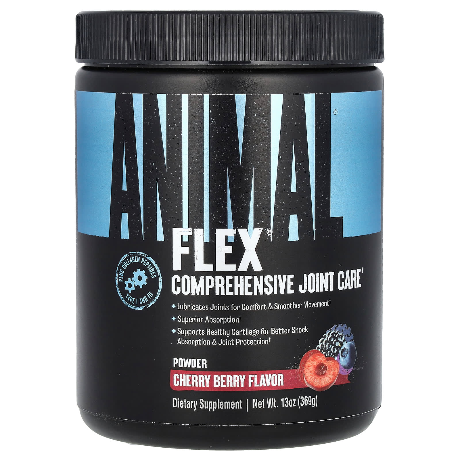 Animal-Flex Powder-Cherry Berry- 13 oz (369 g)