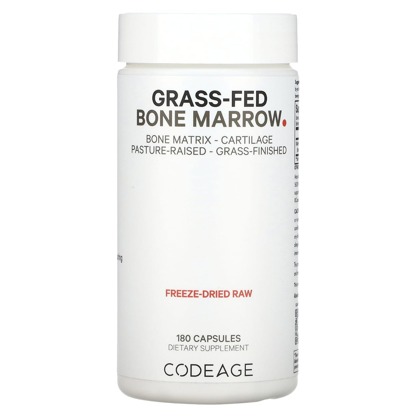 Codeage-Grass-Fed Bone Marrow-180 Capsules