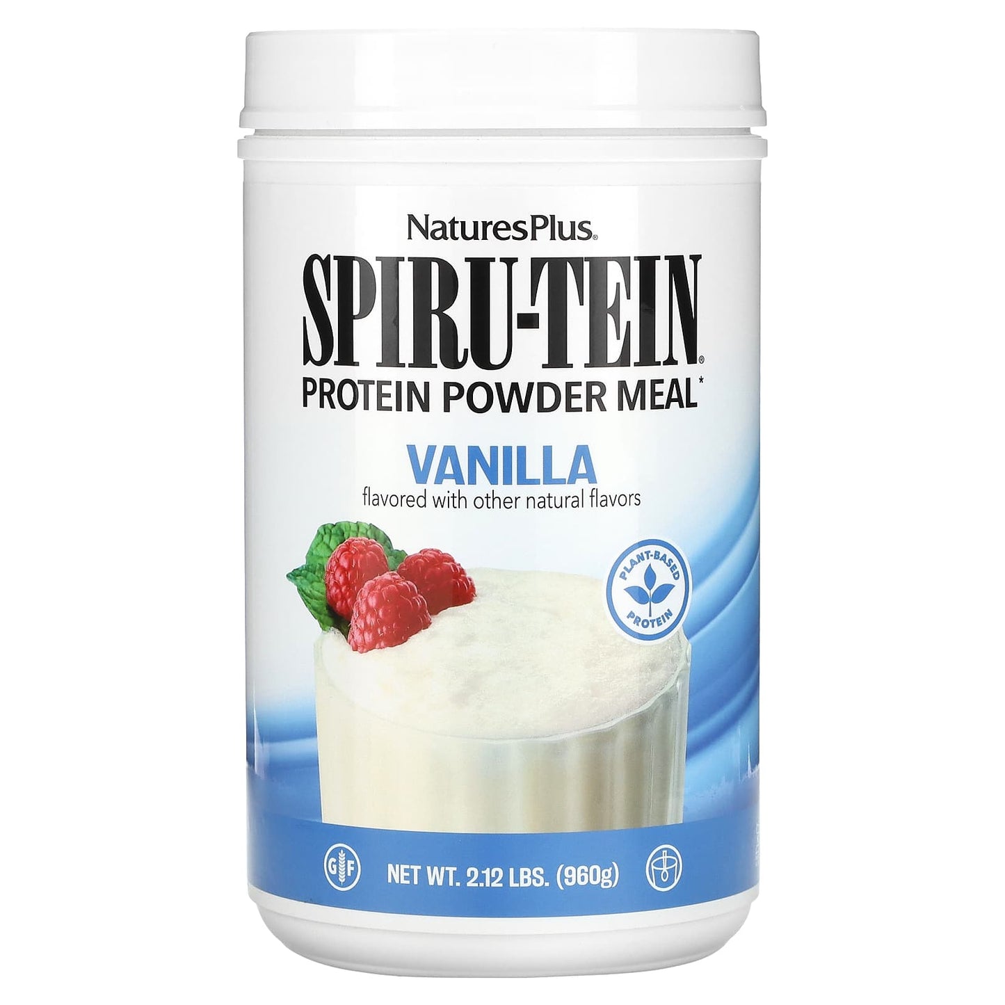 NaturesPlus-Spiru-Tein-Protein Powder Meal-Vanilla-2.12 lbs (960 g)