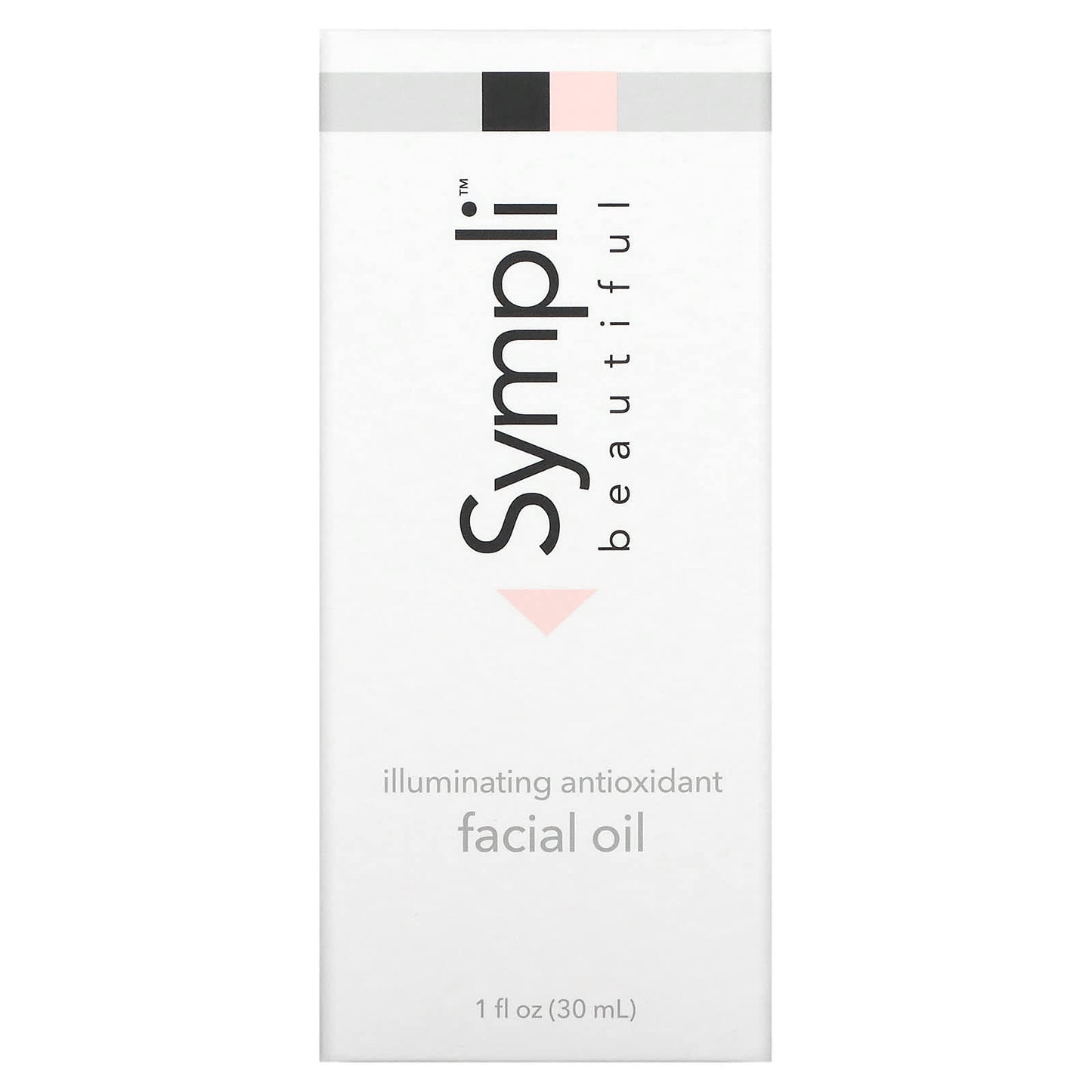 Sympli Beautiful, Illuminating Antioxidant Facial Oil with Argan, Marula, Rosehip & Orange Oil, 1 fl oz (30 ml)