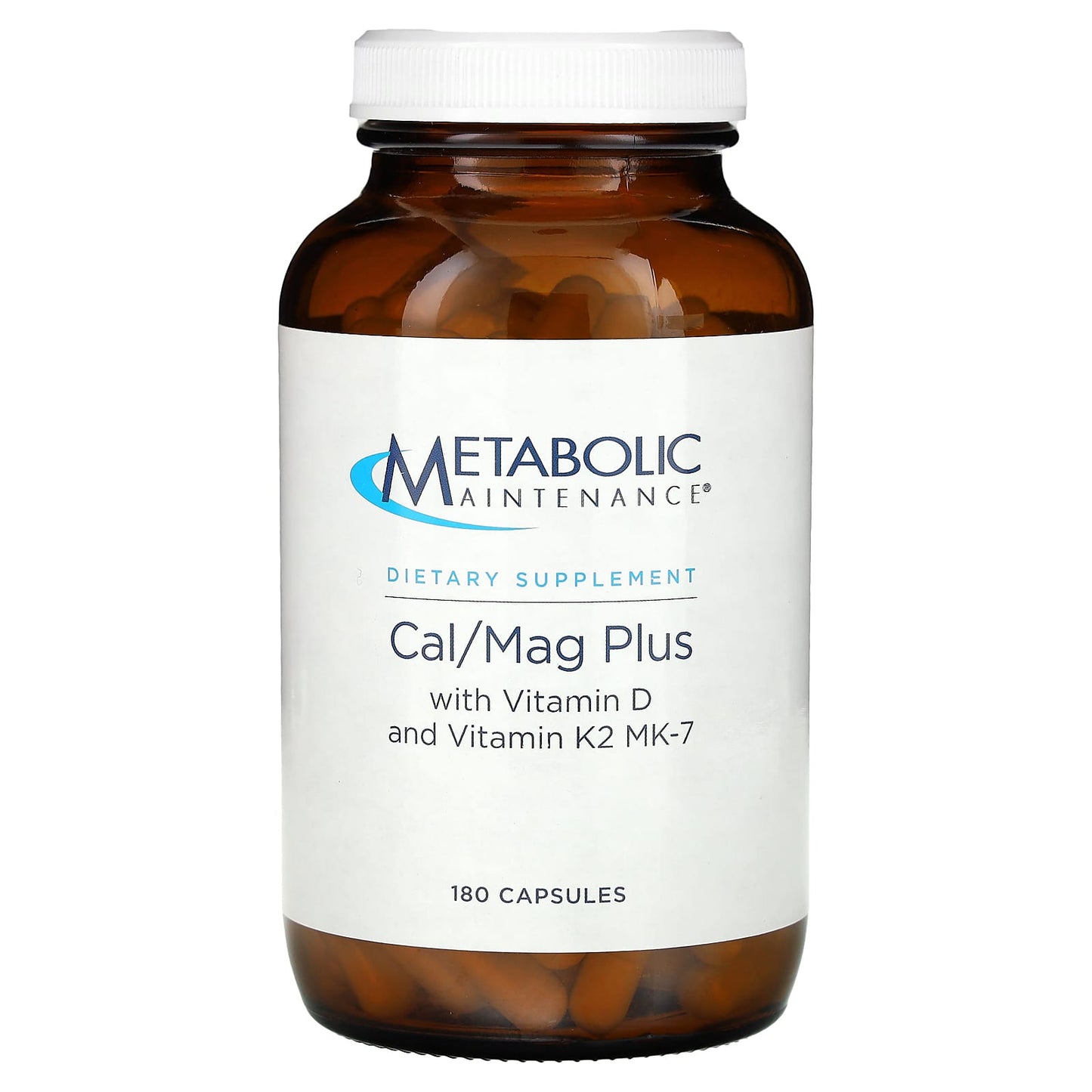 Metabolic Maintenance-Cal/Mag Plus with Vitamin D and Vitamin K2 MK-7-180 Capsules