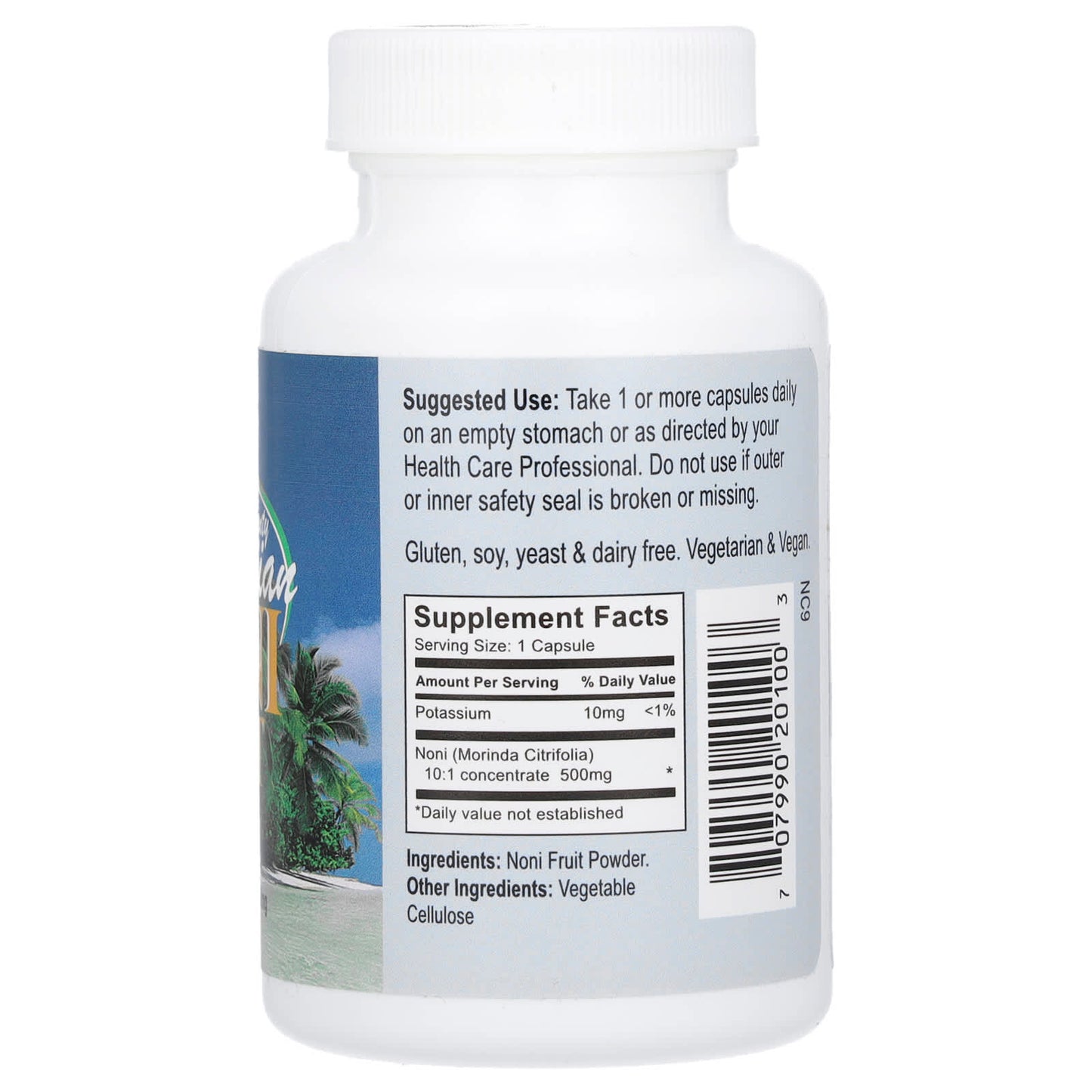 Earth's Bounty, Noni Fruit, Hawaiian, 500 mg, 60 Vegetarian Capsules