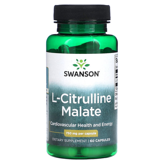 Swanson-L-Citrulline Malate-750 mg-60 Capsules