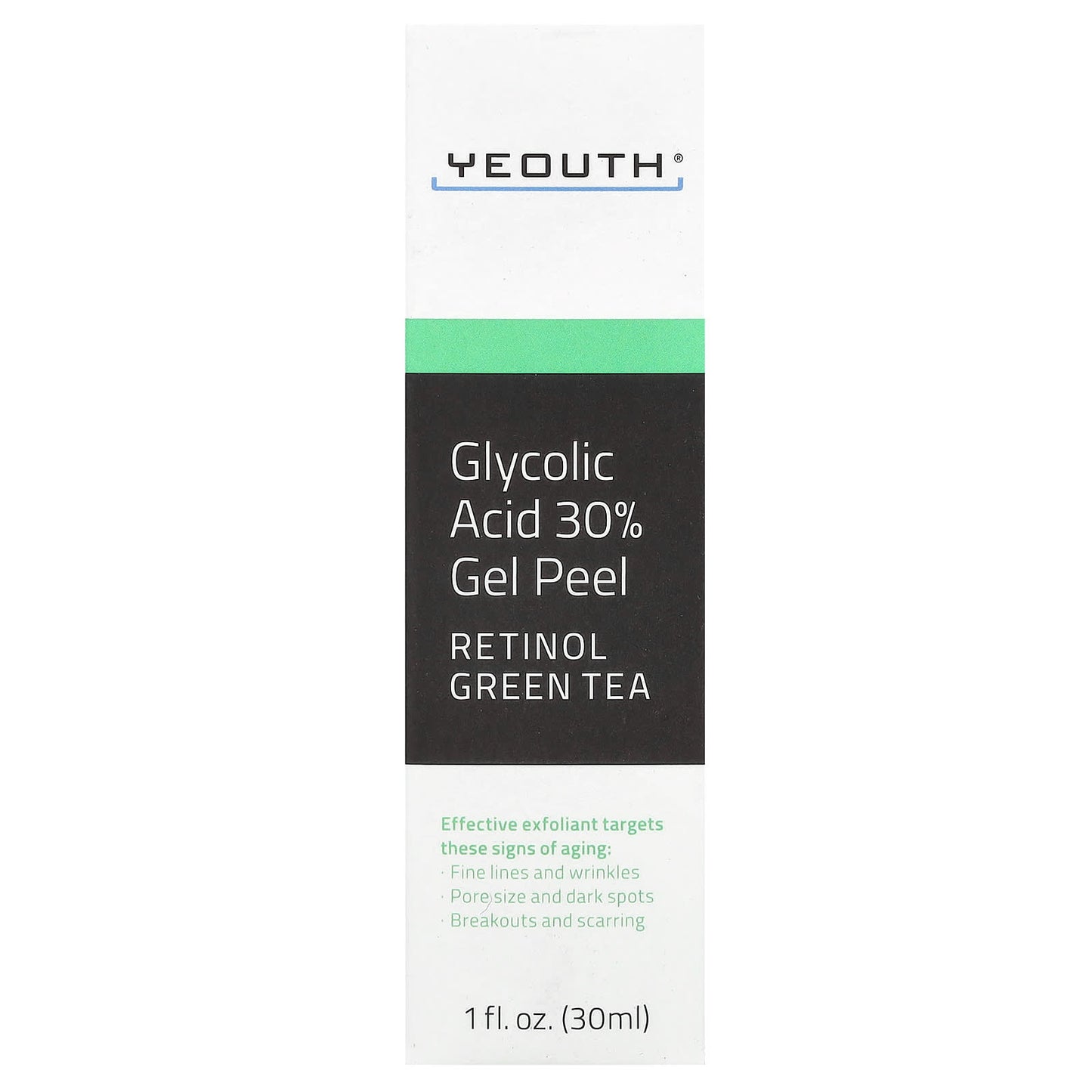 Yeouth, Glycolic Acid 30% Gel Peel, 1 fl oz (30 ml)