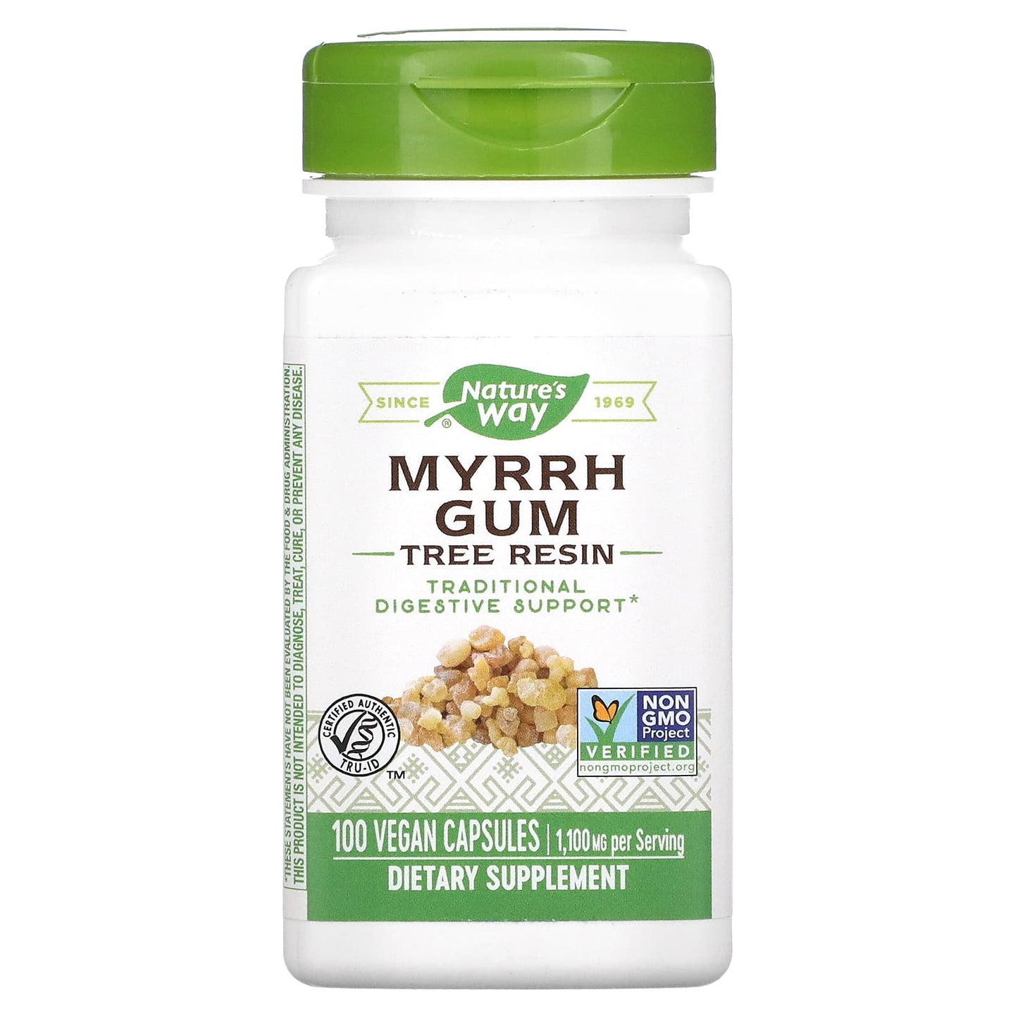 Nature's Way-Myrrh Gum-Tree Resin-1,100 mg-100 Vegan Capsules (550 mg per Capsule)