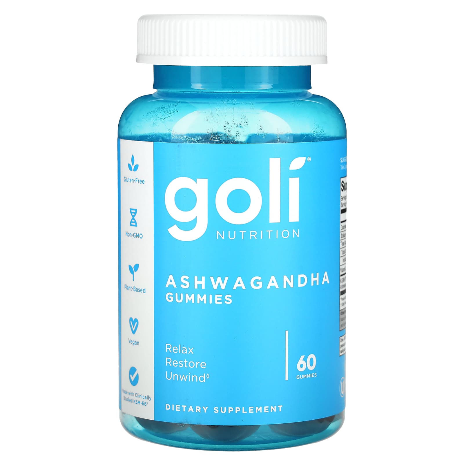 Goli Nutrition-Ashwagandha Gummies-60 Gummies