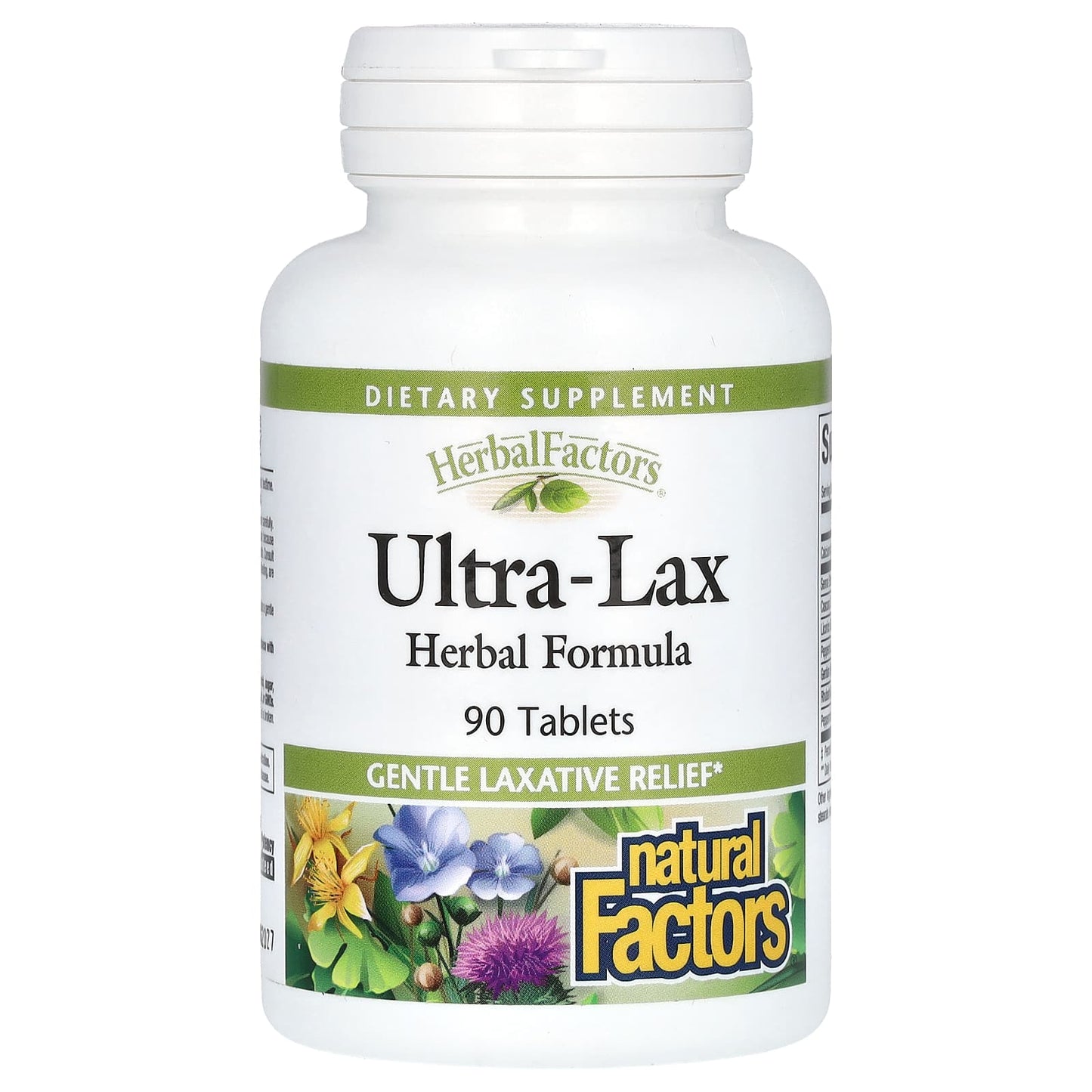 Natural Factors-Herbal Factors-Ultra-Lax-Herbal Formula-90 Tablets