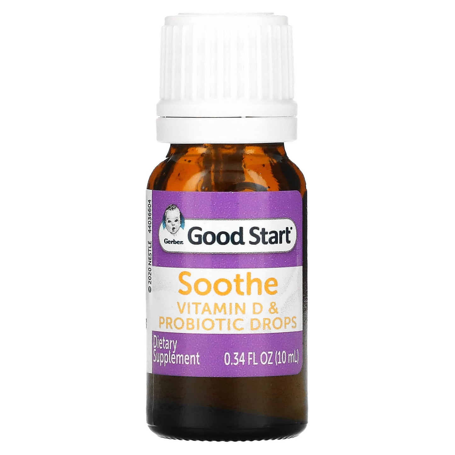 Gerber, Good Start, Soothe Baby, Vitamin D & Probiotic Drops, Birth+, 0.34 fl oz (10 ml)