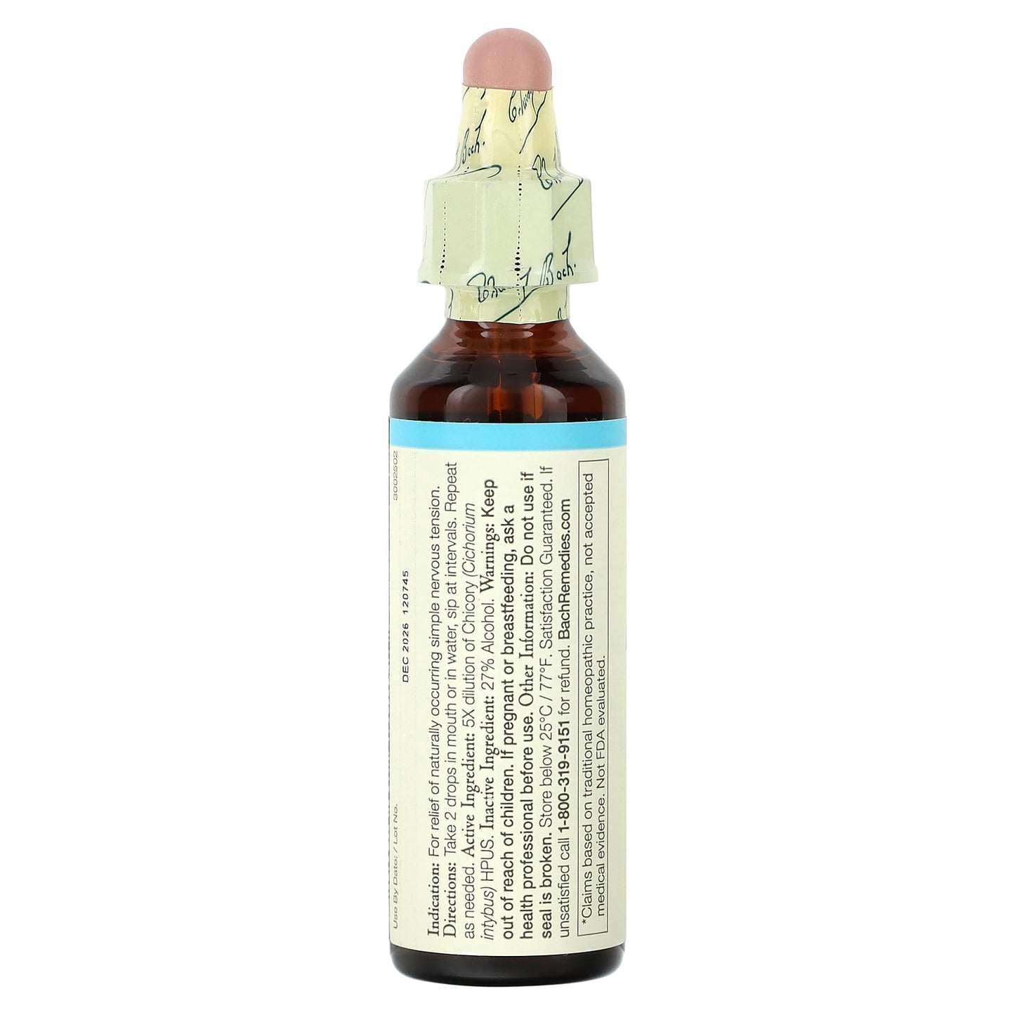 Bach, Original Flower Remedies, Chicory, 0.7 fl oz (20 ml)