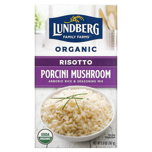 Lundberg-Organic Risotto-Porcini Mushroom-5.9 oz (167 g)