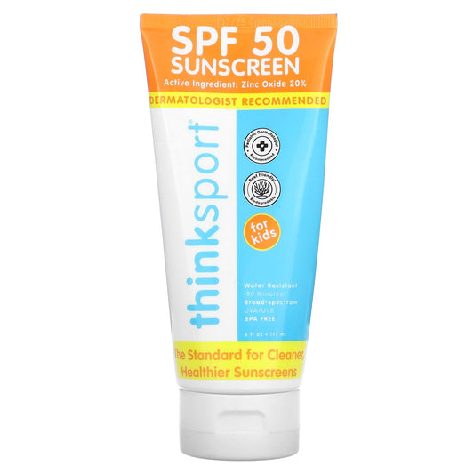 think-Thinksport-Sunscreen-SPF 50-For Kids-6 fl oz (177 ml)