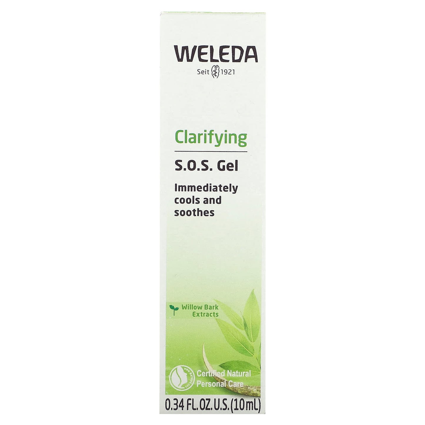 Weleda, Clarifying, S.O.S. Gel, Oily Or Combination Skin, 0.34 fl oz (10 ml)