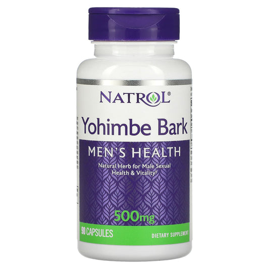 Natrol-Yohimbe Bark-500 mg-90 Capsules