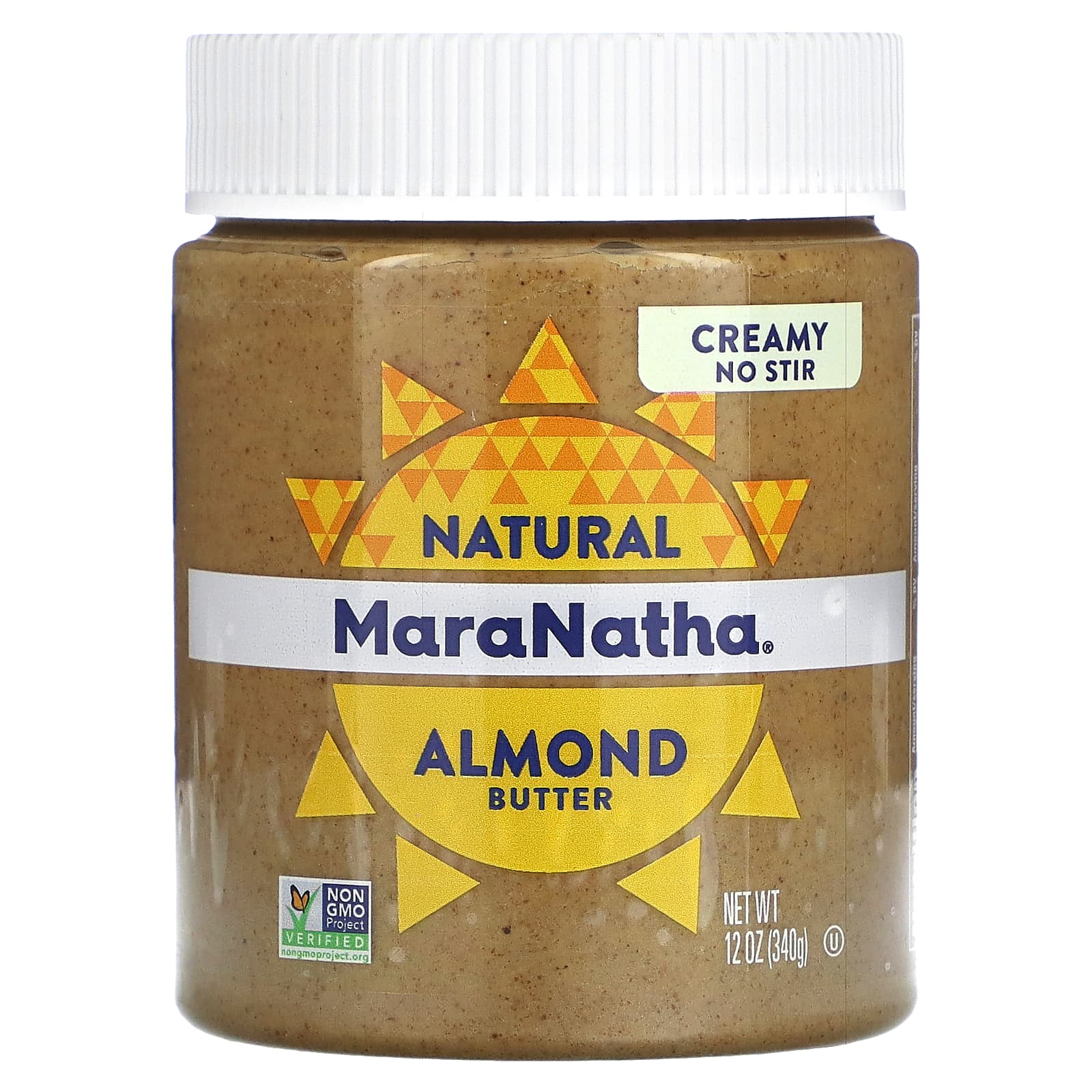 MaraNatha-Natural Almond Butter-Creamy-12 oz (340 g)