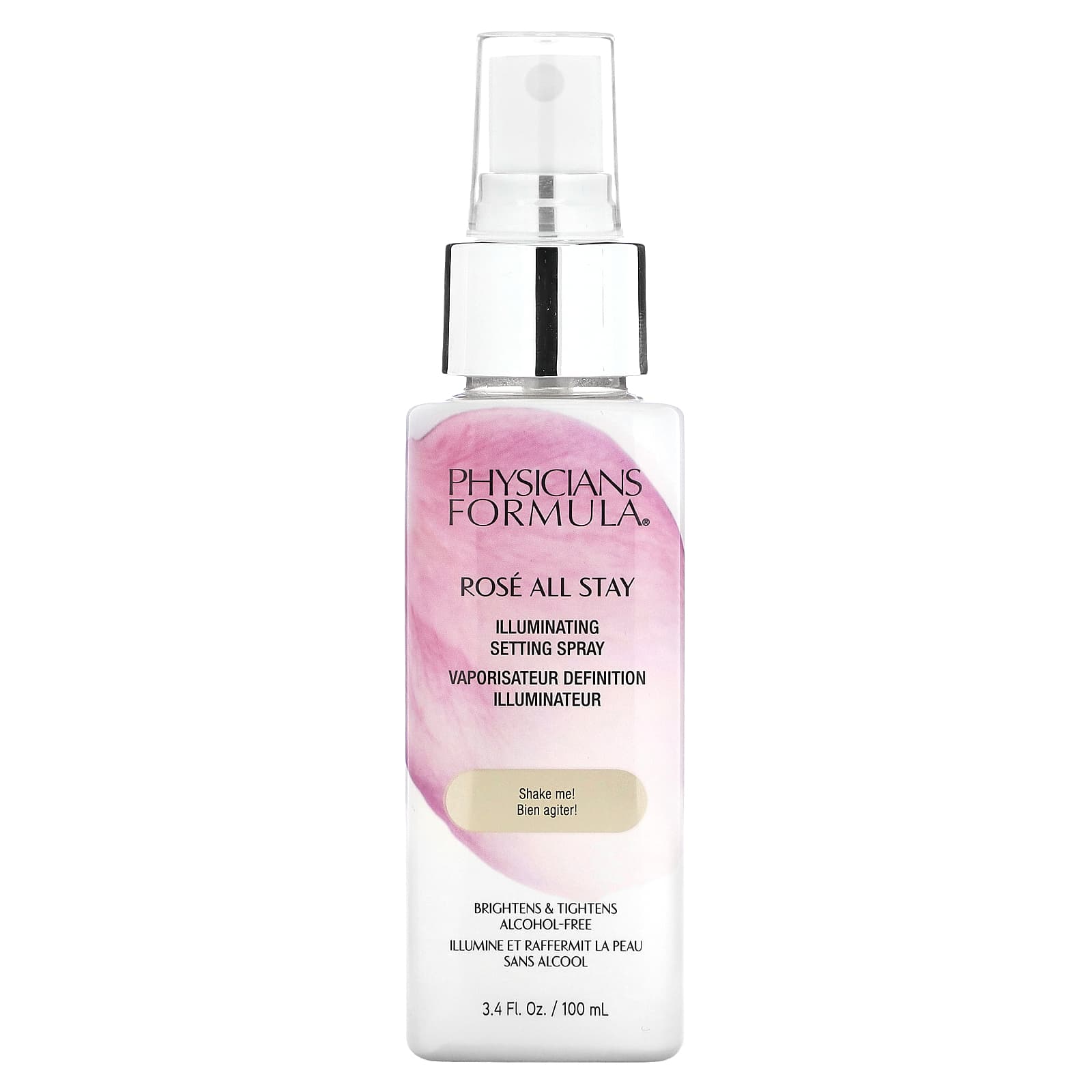 Physicians Formula-Rosé All Stay-Illuminating Setting Spray-Alcohol-Free-3.4 fl oz (100 ml)