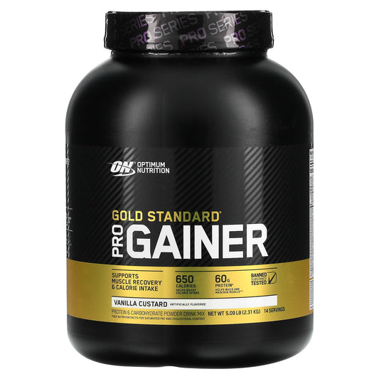 Optimum Nutrition-Gold Standard Pro Gainer-Vanilla Custard-5.09 lbs (2.31 kg)