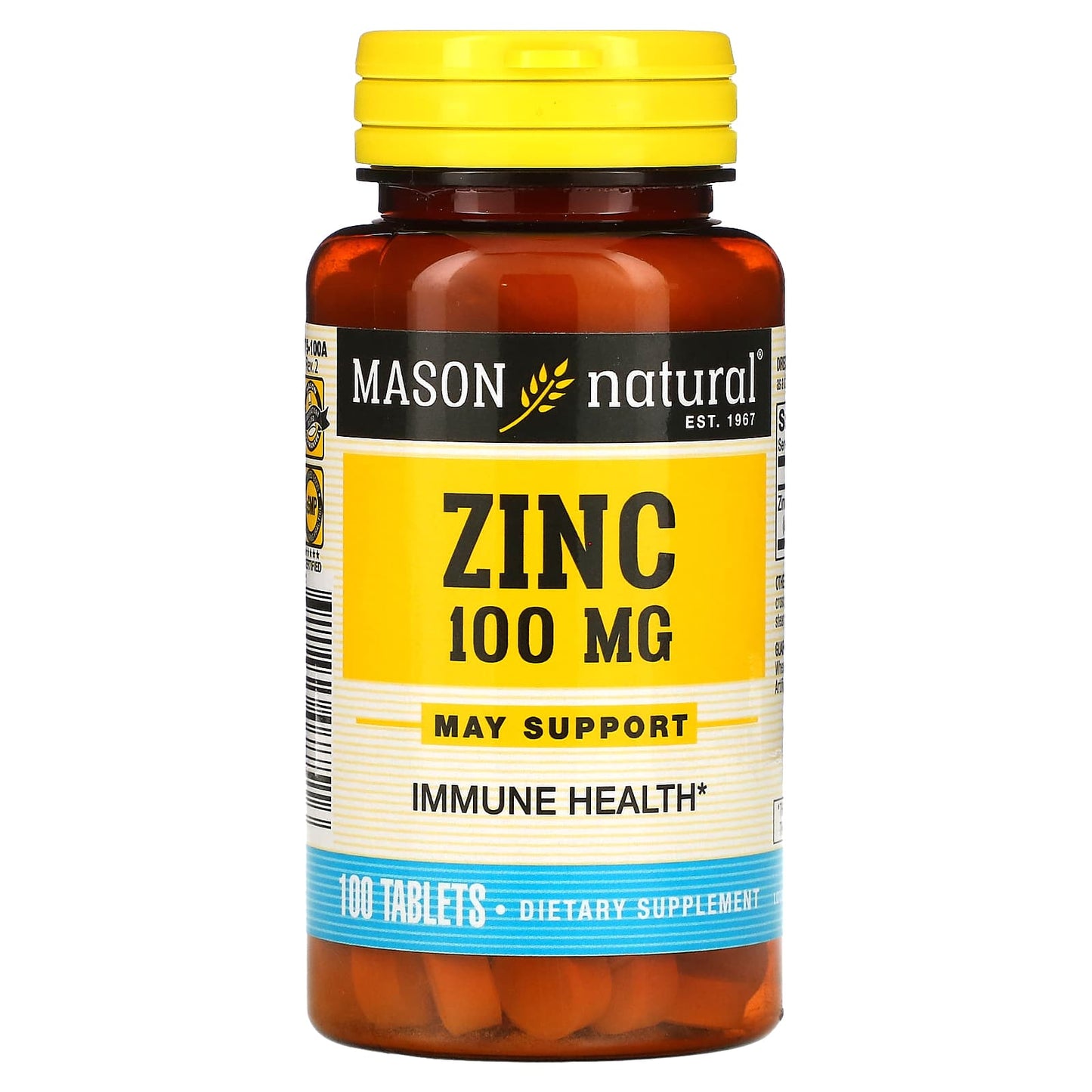 Mason Natural-Zinc-100 mg-100 Tablets