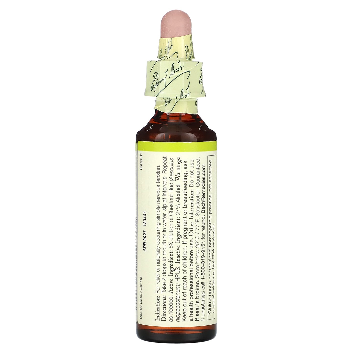 Bach, Original Flower Remedies, Chestnut Bud, 0.7 fl oz (20 ml)