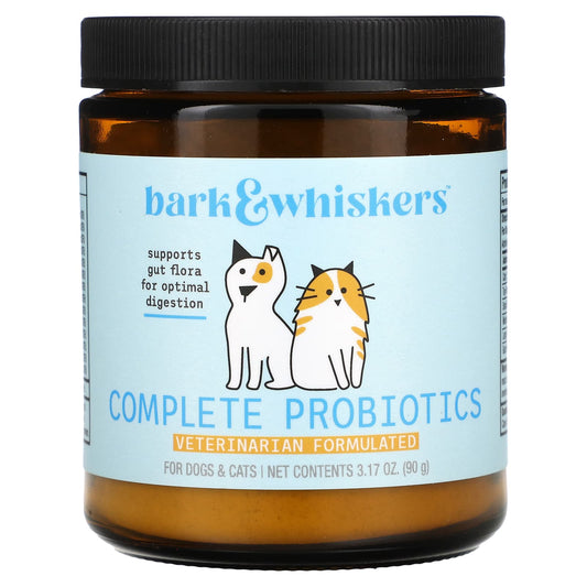 Dr. Mercola-Bark & Whiskers-Complete Probiotics-For Cats & Dogs-3.17 oz (90 g)