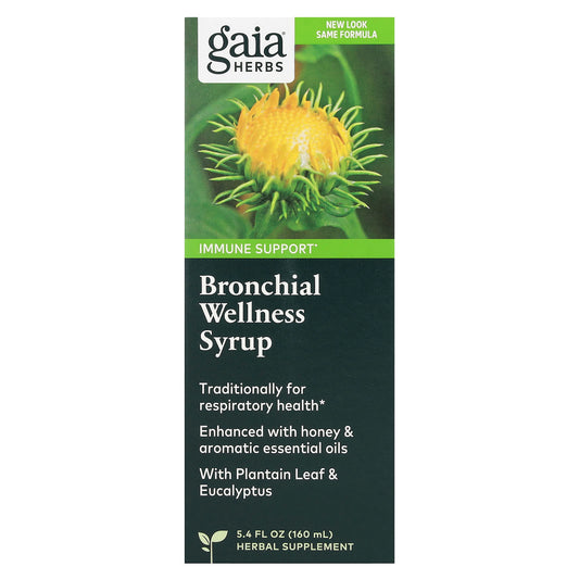 Gaia Herbs-Bronchial Wellness Syrup-5.4 fl oz (160 ml)